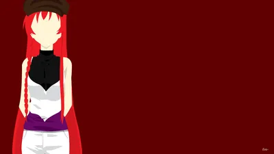 Minimalist Devil Part Timer Wallpaper 4K, Minimal category