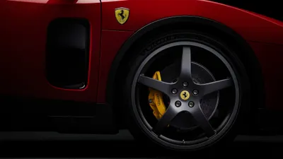 Close Red Luce Cars Wallpaper 4K 4096x2304 Close-up, Of, A, Red, Ferrari, Luce, Vehicle, Wheel, Yellow, Brake, Caliper, Prancing, Brown, Ultrawide, 4k