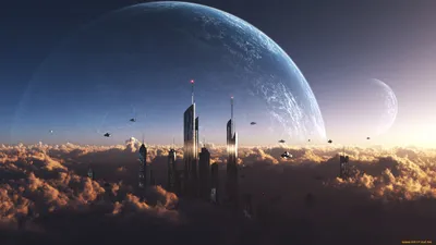 Sci Cityscape Rises Wallpaper 4K, World category