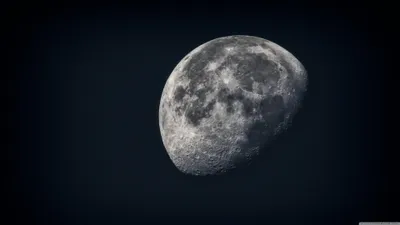 Serene Moon Wallpaper Wallpaper 4K, Space category
