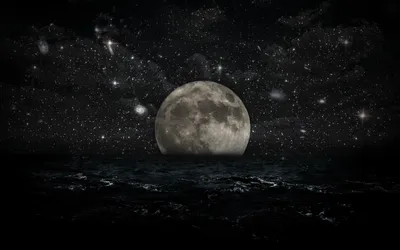 Moon Cave Space Wallpaper 4K, Space category