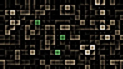 Dreamy Abstract Wallpaper Abstract Wallpaper 4K 1920x1080 Hd, Pc, Desktop, Wallpaper, Featuring, An, Abstract, Pattern, Illuminated, Squares, Occasional, Green, Black, Teal, Ultrawide, Full HD
