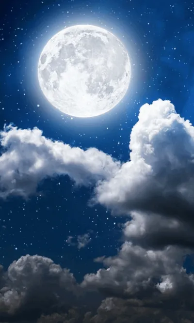 Bright Moonlight Wallpaper Space Wallpaper 4K 1020x1700 White
