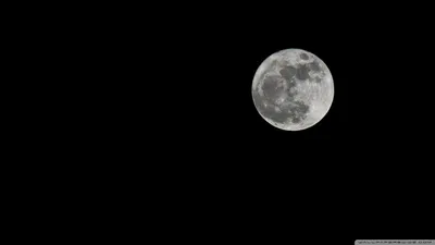 Full Moon Cave Space Wallpaper 4K 1920x1080 Gray