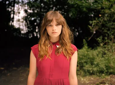 Moody Gabrielle Wallpaper Abstract Wallpaper 4K 6106x4555 Gabrielle, Aplin, English, Singer, And, Brunette, Poses, Outdoors, Wearing, Red, Dress, Ultra, Landscape, 4K