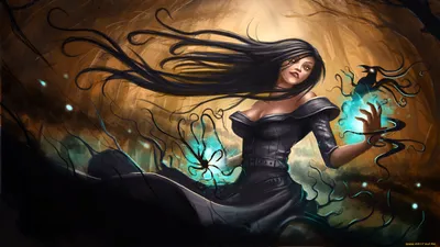 Fantasy Themed Woman Flowing Fantasy Wallpaper 4K 1920x1080 A, Fantasy-themed, Hd, Wallpaper, Featuring, Woman, With, Flowing, Hair, Surrounded, Ethereal, Glowing, Gray, White, Ultrawide, Full HD