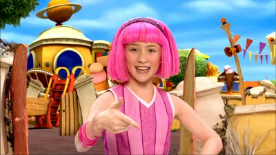 Lazytown Pink Haired Abstract Wallpaper 4K 1920x1080 Hd, Pc, Desktop, Wallpaper, Of, Lazytown's, Pink‑haired, Character, Lazytown, 039, Pink, Haired, Yellow, Ultrawide, Full HD