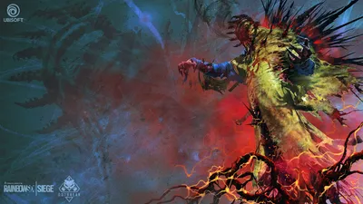 Dark Gaming Corrupted Games Wallpaper 4K 1920x1080 Hd, Dark, Gaming, Desktop, Wallpaper, Showing, A, Corrupted, Fiery, Creature, Tom, Clancy, Pink, Brown, Red, Ultrawide, Full HD