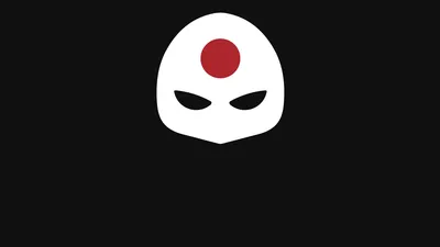 Mask Minimalist Katana Comics Minimal Wallpaper 4K 1920x1080 Mask, Minimalist, Katana, (dc, (comics), Comic, Desktop, White, Red, Ultrawide, Full HD