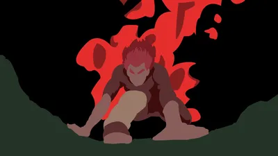 Eight Gates Naruto Minimalist Might Minimal Wallpaper 4K 1920x1080 Eight, Gates, Naruto, Minimalist, Might, Guy, Anime, Desktop, Black, Red, Ultrawide, Full HD
