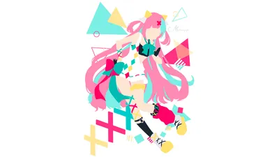 Vector Minimalist Pinky Minimal Wallpaper 4K 1920x1080 Vector, Minimalist, Pinky, Pop, Hepburn, Anime, Virtual, Youtuber, Desktop, White, Pink, Ultrawide, Full HD