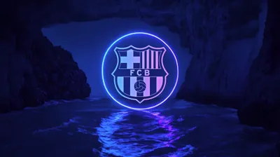Serene Glowing Wallpaper Black/Dark Wallpaper 4K 4096x2302 A, 4K, Ultra, Hd, Pc, Desktop, Wallpaper, Featuring, Glowing, Neon, Barcelona, Logo, Brown, Ultrawide