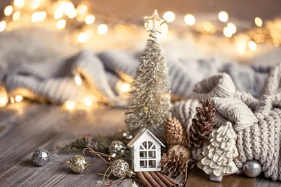 Misty Christmas Wallpaper Abstract Wallpaper 4K 2000x1333 White, Gray