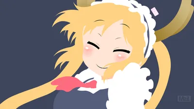 Dark Minimalist Wallpaper Minimal Wallpaper 4K 3840x2160 Minimalist, Vector, Tohru, (miss, Kobayashi's, Dragon, Maid), Anime, Kobayashi, 039, White, Pink, Orange, Ultrawide, 4K