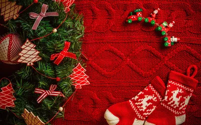 Christmas Com Abstract Wallpaper 4K, Abstract category