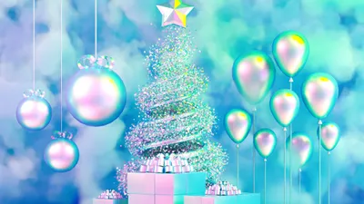 Sleek Christmas Wallpaper Abstract Wallpaper 4K 4000x2250 White, Yellow, Gray