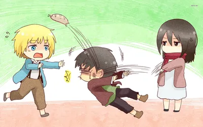 Chibi Versions Eren Abstract Wallpaper 4K 1920x1200 Chibi, Versions, Of, Eren, Yeager, Armin, Arlert, And, Mikasa, Ackerman, Attack, Titan, White, Ultrawide, Full HD
