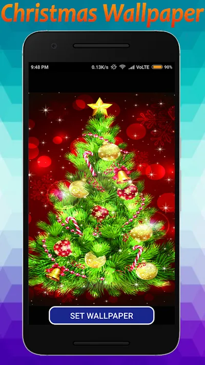 Merry Christmas Per Abstract Wallpaper 4K 1020x1813 White
