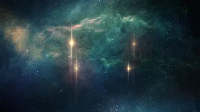 Bold Vast Wallpaper Space Wallpaper 4K 1920x1080 Hd, Pc, Wallpaper, Of, A, Vast, Galaxy, With, Glowing, Stars!, Inspired, Space-themed, Gray, Ultrawide, Full HD