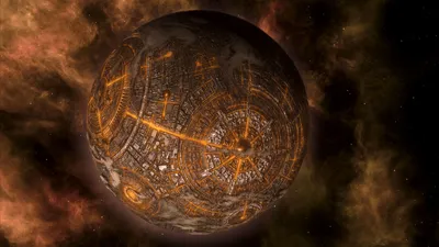 Vivid Stellaris Wallpaper Space Wallpaper 4K 1920x1080 Hd, Stellaris, Desktop, Wallpaper, Featuring, A, Highly, Detailed, Futuristic, City-covered, Planet, Set, Brown, Ultrawide, Full HD