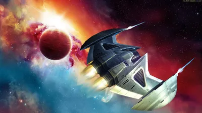 Sleek Spaceship Flies Space Wallpaper 4K 1920x1080 A, Sleek, Spaceship, Flies, Through, Vibrant, Space, Toward, Glowing, Moon, Distant, Planet, White, Gray, Green, Ultrawide, Full HD