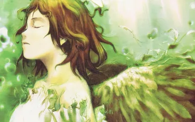 Serene Fairy Flowing Hair Delicate Fantasy Wallpaper 4K 1680x1050 A, Serene, Fairy, With, Flowing, Hair, And, Delicate, Wings, Surrounded, Lush, Greenery, White, Ultrawide