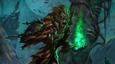 Serene Dark Wallpaper Space Wallpaper 4K 1920x1080 Dark, Hd, Pc, Desktop, Wallpaper/background, Snarling, Werewolf, In, Torn, Cloak, Clutching, Glowing, Gray, Ultrawide, Full HD