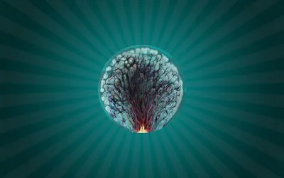 Surreal Dark Ball Branching Patterns Fantasy Wallpaper 4K 2560x1600 Surreal, Dark, Ball, With, Intricate, Branching, Patterns, And, Glowing, Core, Set, Against, Gray, Brown, Ultrawide, QHD