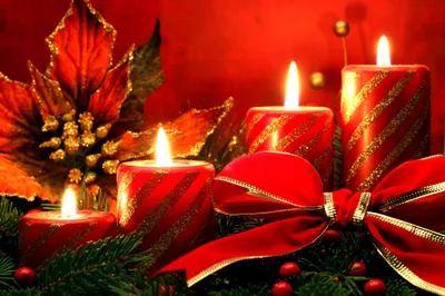 Radiant Christmas Wallpaper Abstract Wallpaper 4K 4000x2667 Red