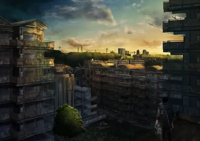 Vibrant Original Wallpaper World Wallpaper 4K 3508x2480 Original, Anime, City, 2k, Quad, Hd, Pc, Desktop, Dusk, Over, Layered, Apartment, Gray, Landscape, QHD