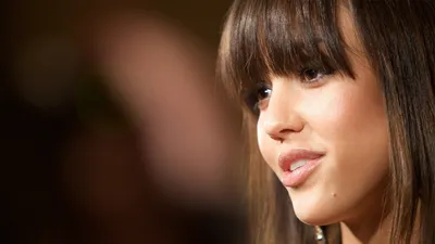 Close Celebrity Jessica Alba Soft Abstract Wallpaper 4K 1920x1080 Close-up, Hd, Desktop, Wallpaper, Of, Celebrity, Jessica, Alba, Soft, Lighting, Blurred, Brown, Ultrawide, Full HD