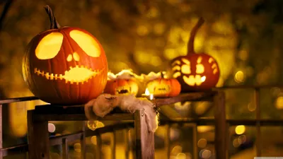 Halloween Abstract Wallpaper 4K, Abstract category