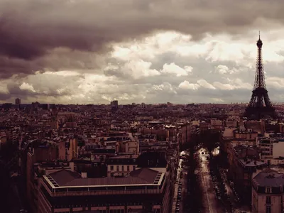 Panoramic Paris Iconic Wallpaper 4K, World category