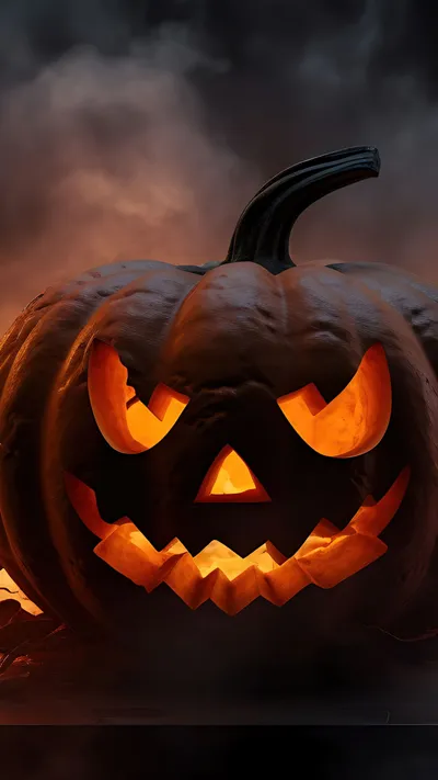 Misty Halloween Wallpaper Abstract Wallpaper 4K 1440x2560 Brown