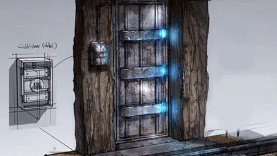 Detailed Glowing Door Abstract Wallpaper 4K 1920x1080 Hd, Pc, Desktop, Wallpaper, Featuring, A, Detailed, Glowing, Door, Concept, Movie, Underworld, White, Gray, Ultrawide, Full HD