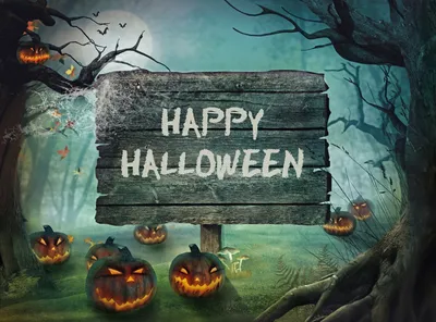 Spooky Halloween Vibes Abstract Wallpaper 4K 1920x1421 Gray