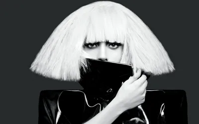 Definition Lady Gaga White Bob Black/Dark Wallpaper 4K 1920x1200 High-definition, Pc, Desktop, Wallpaper, Featuring, Lady, Gaga, With, Striking, White, Bob, Hairstyle, Ultrawide, Full HD