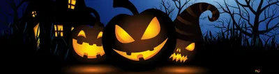 Spooky Halloween Witch Abstract Wallpaper 4K 3840x1024 Brown, Yellow