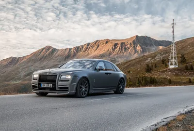 Dark Rolls Royce Nature Wallpaper 4K 3500x2385 Dark, Rolls-royce, Ghost, On, A, Mountain, Road, At, Dusk, Dramatic, Clouds, Alpine, White, Landscape, QHD