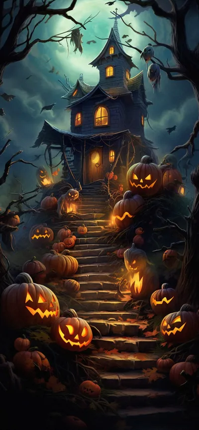 Epic Haunted Wallpaper Wallpaper 4K, Abstract category