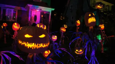 Halloween Cave Abstract Wallpaper 4K, Abstract category