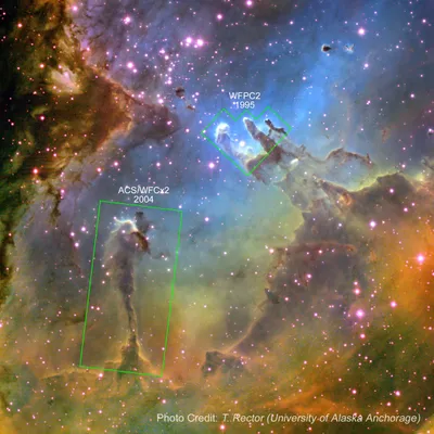 Vibrant Nebula Reflecting Wallpaper 4K, Space category