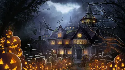 Bright Halloween Wallpaper Abstract Wallpaper 4K 3840x2160 Gray, White