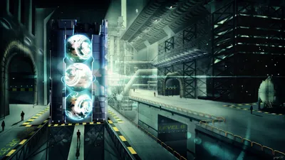 Quad Futuristic City Interior Sci Animals Wallpaper 4K 2560x1440 2k, Quad, Hd, Pc, Desktop, Wallpaper, And, Background, Futuristic, City, Interior, Sci, Gray, Ultrawide, QHD