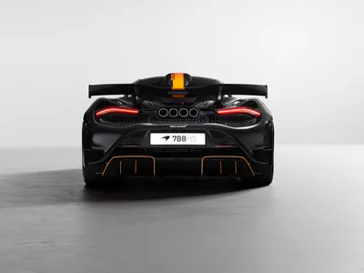 Black Mclaren 788hs Vehicle Glowing Cars Wallpaper 4K 11648x8736 8k, Ultra, Hd, Pc, Desktop, Wallpaper:, Rear, View, Black, Mclaren, 788hs, Vehicle, White, Landscape, 4k
