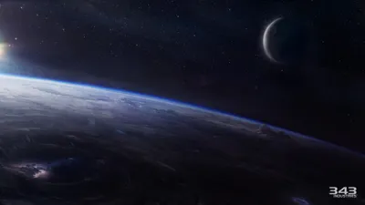Space Planet Crescent Moon Space Wallpaper 4K 2000x1125 Hd, Desktop, Wallpaper, Featuring, A, Space, Scene, With, Planet, Crescent, Moon, Inspired, Black, Gray, Ultrawide, Full HD