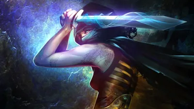 Fierce Woman Warrior Brandishes Fantasy Wallpaper 4K 1920x1080 A, Fierce, Woman, Warrior, Brandishes, Glowing, Sword, Against, Mystical, Embodying, Strength, Determination, White, Gray, Ultrawide, Full HD