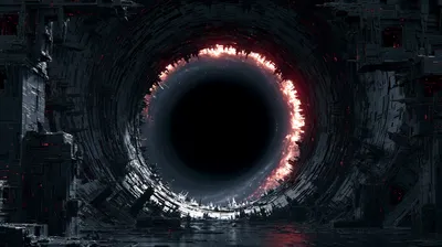 Dark Quad Wallpaper Black/Dark Wallpaper 4K 2944x1648 2k, Quad, Hd, Pc, Desktop, Wallpaper:, A, Dark, Cylindrical, Tunnel, Framing, Black, Gray, Brown, Ultrawide, QHD