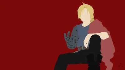 Minimalist Edward Elric Fullmetal Minimal Wallpaper 4K 1920x1080 Minimalist, Hd, Wallpaper, Featuring, Edward, Elric, From, Fullmetal, Alchemist, Showcasing, His, Blonde, White, Ultrawide, Full HD
