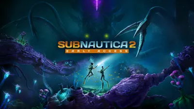 Sleek Video Wallpaper Games Wallpaper 4K 2000x1125 Hd, Pc, Desktop, Wallpaper, For, Video, Game, Subnautica, Two, Divers, Bioluminescent, Alien, Orange, Pink, Ultrawide, Full HD